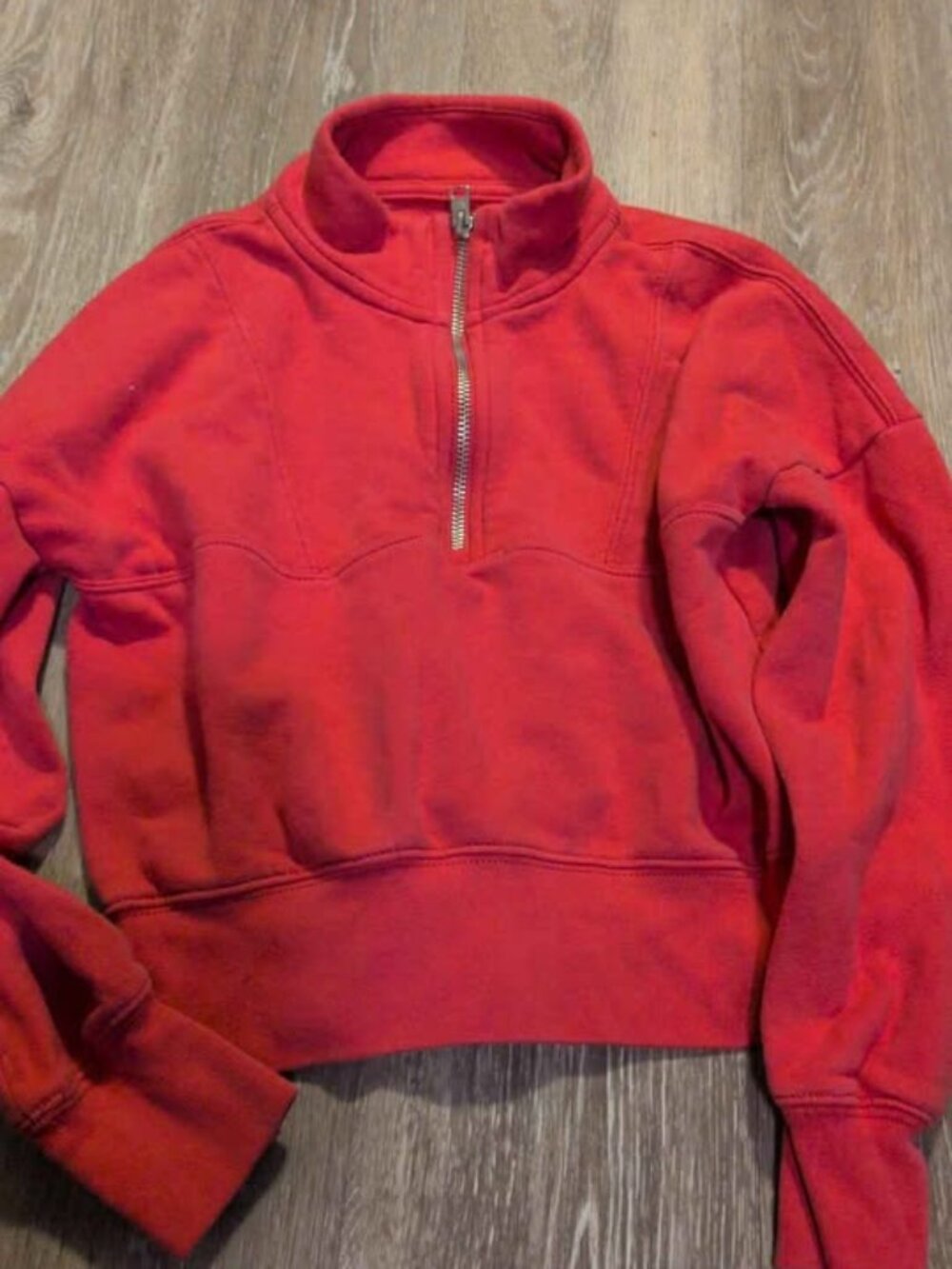 Abercrombie Kids A&F Essentials Quarter-Zip Sweatshirt Size 9/10